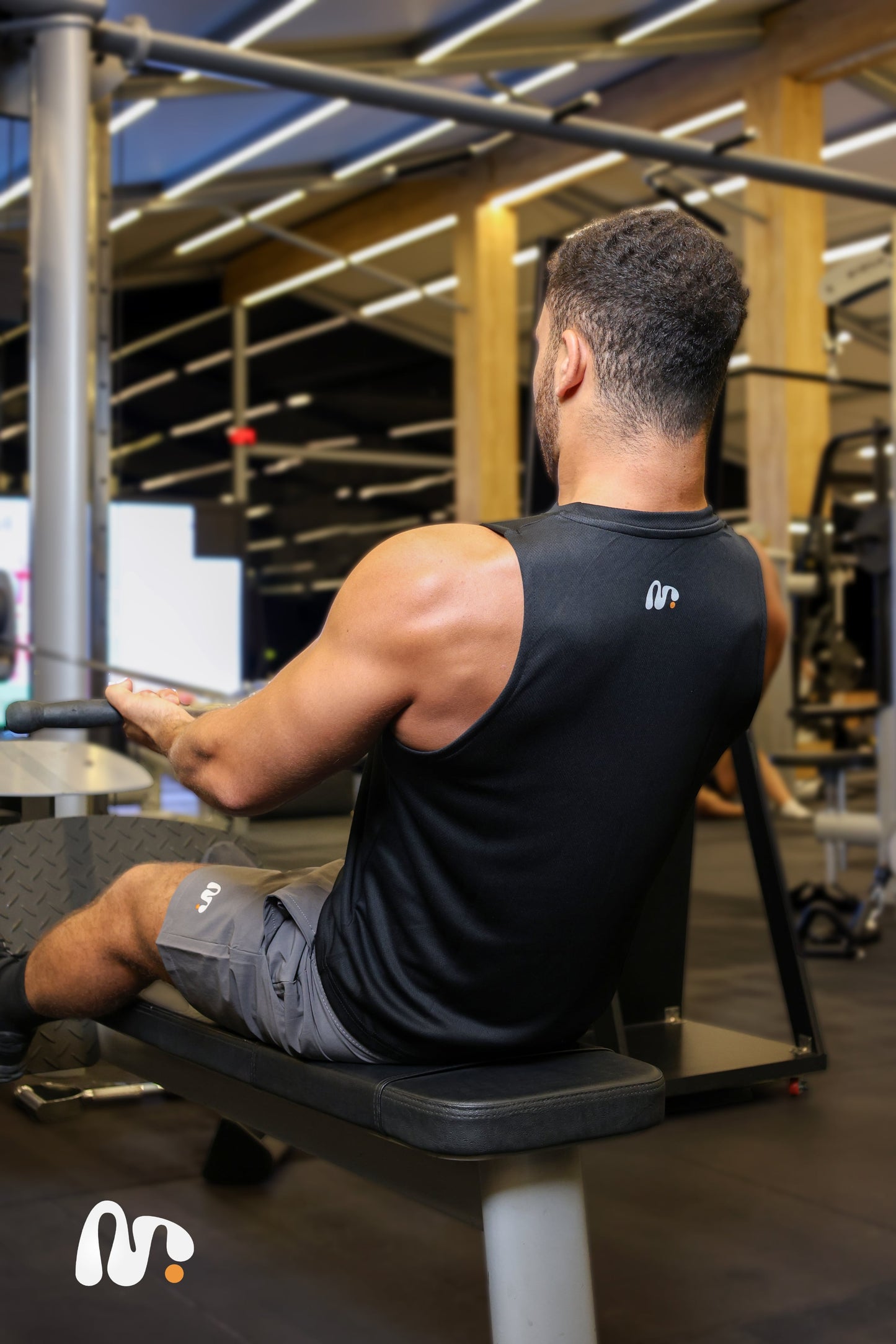 Embrace Men Cut-Off Shirt – Black