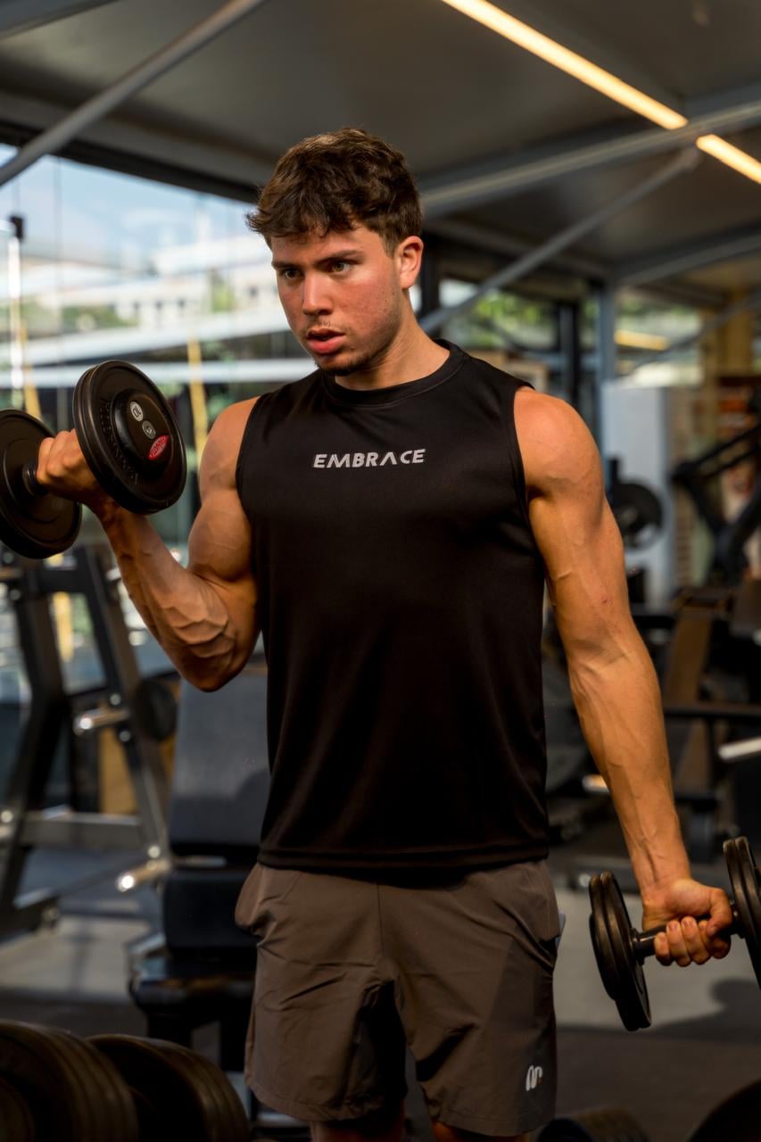 Embrace Men Cut-Off Shirt – Black