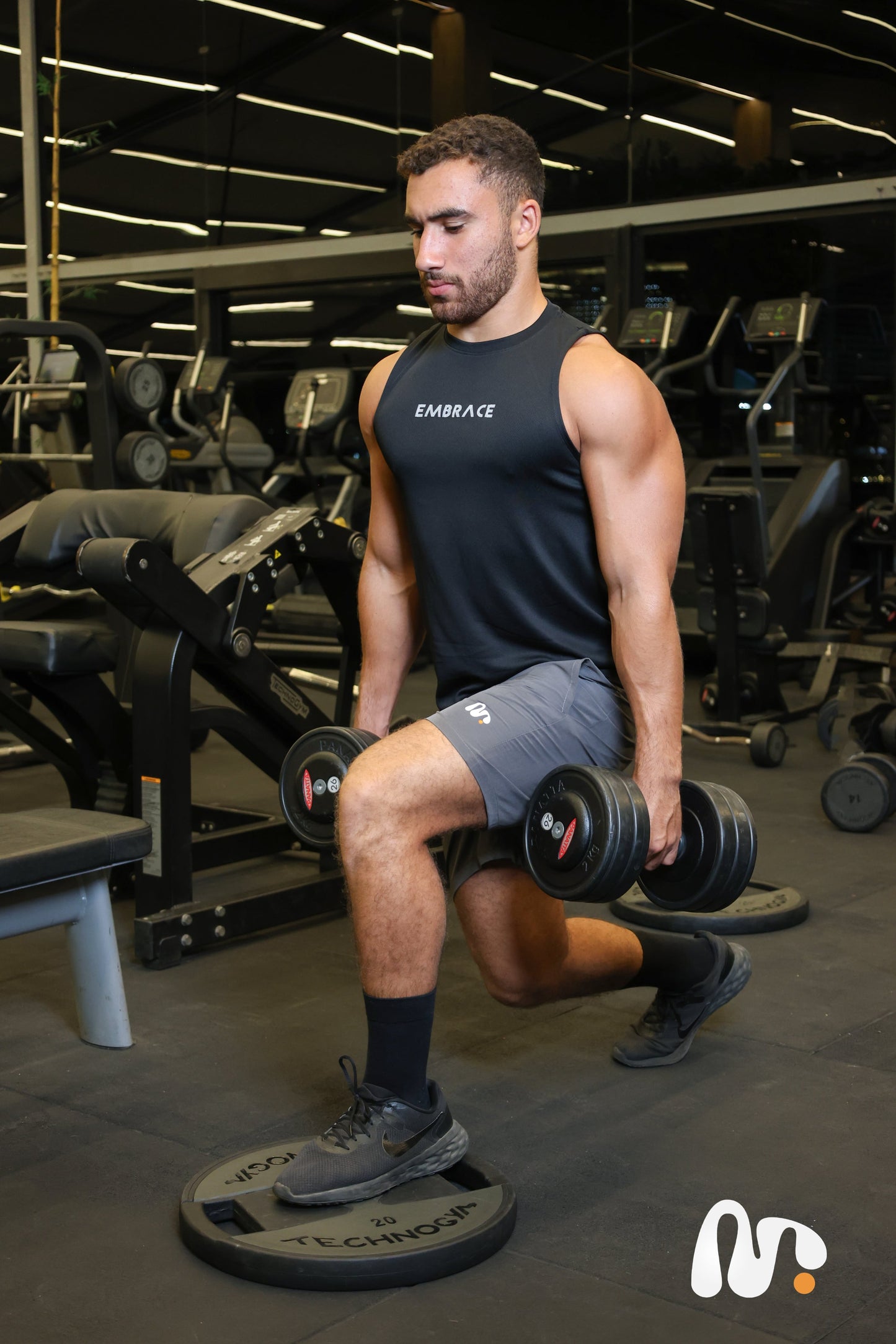 Embrace Men Cut-Off Shirt – Black